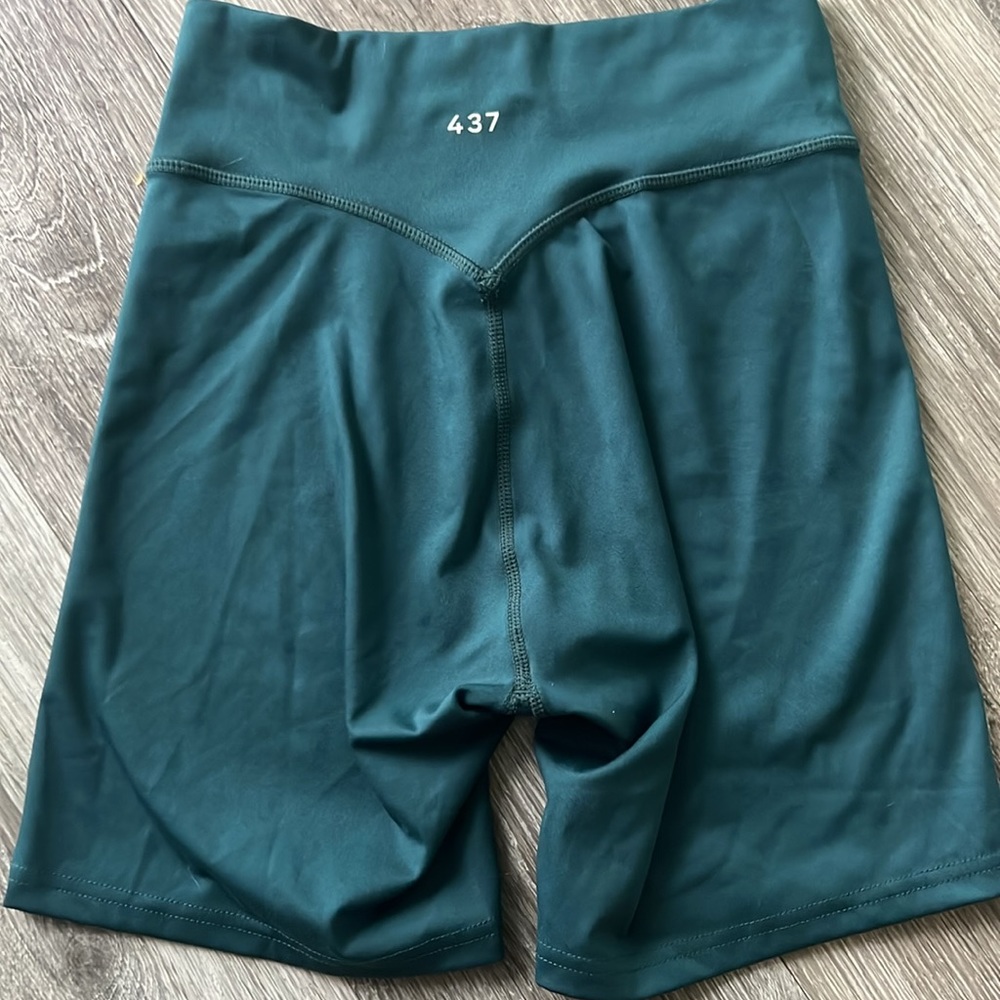 437 green shorts